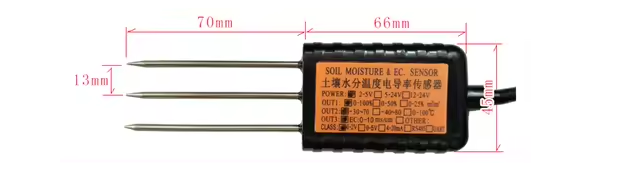NB-IoT Soil Moisture & EC Sensor for IoT of Agriculture.