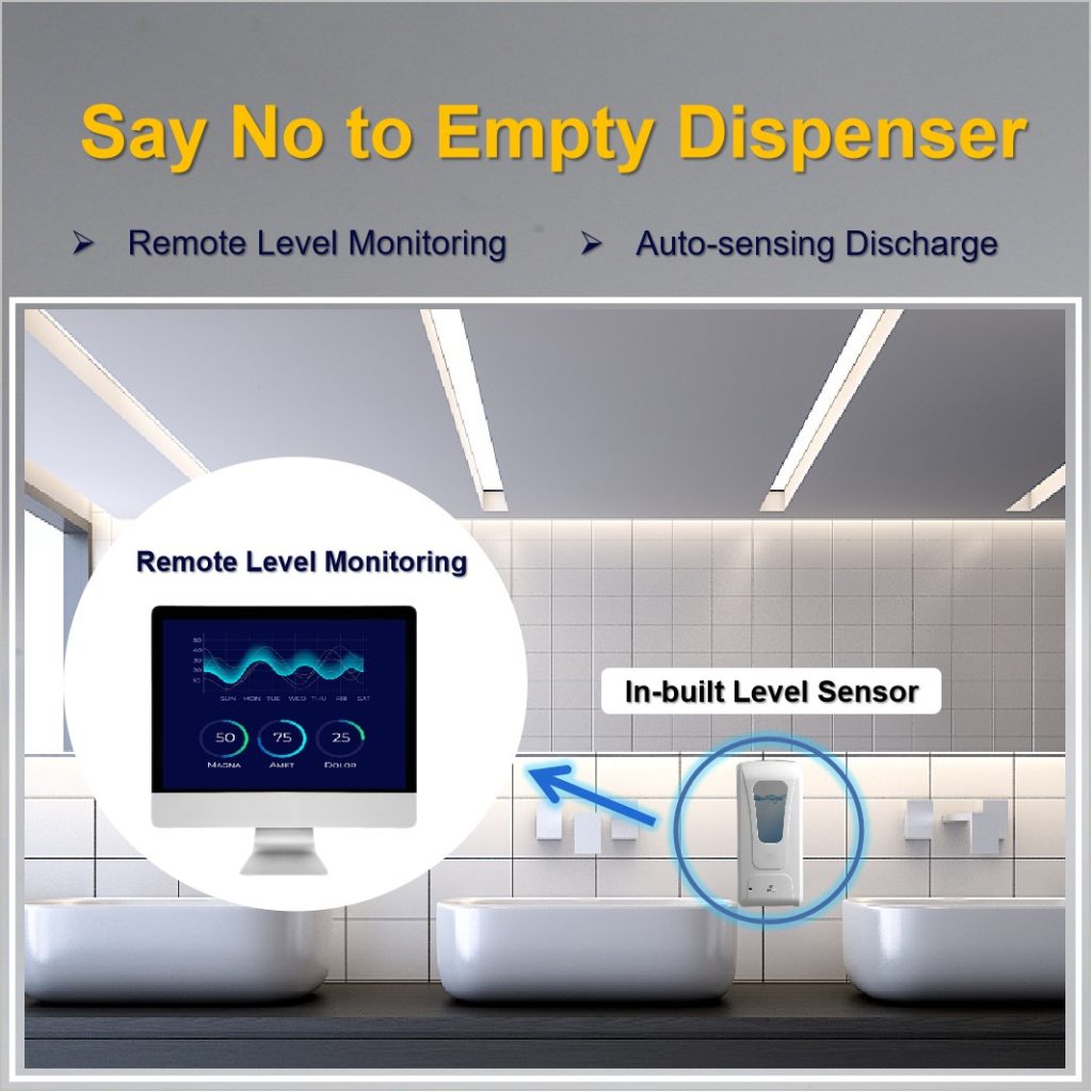 HANDSANITIZERLEVEL-DF200-wireless-level-sensor
